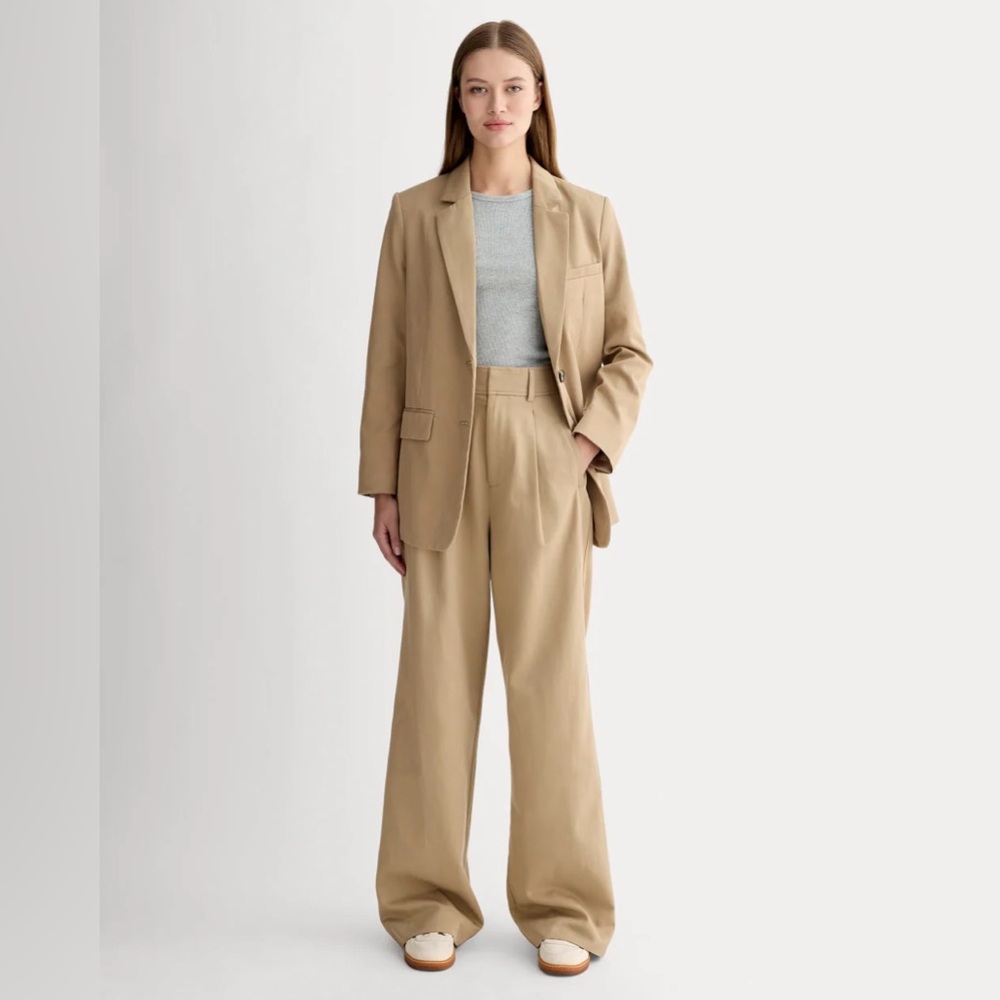 Everlane High-Rise Wide-Leg Trousers